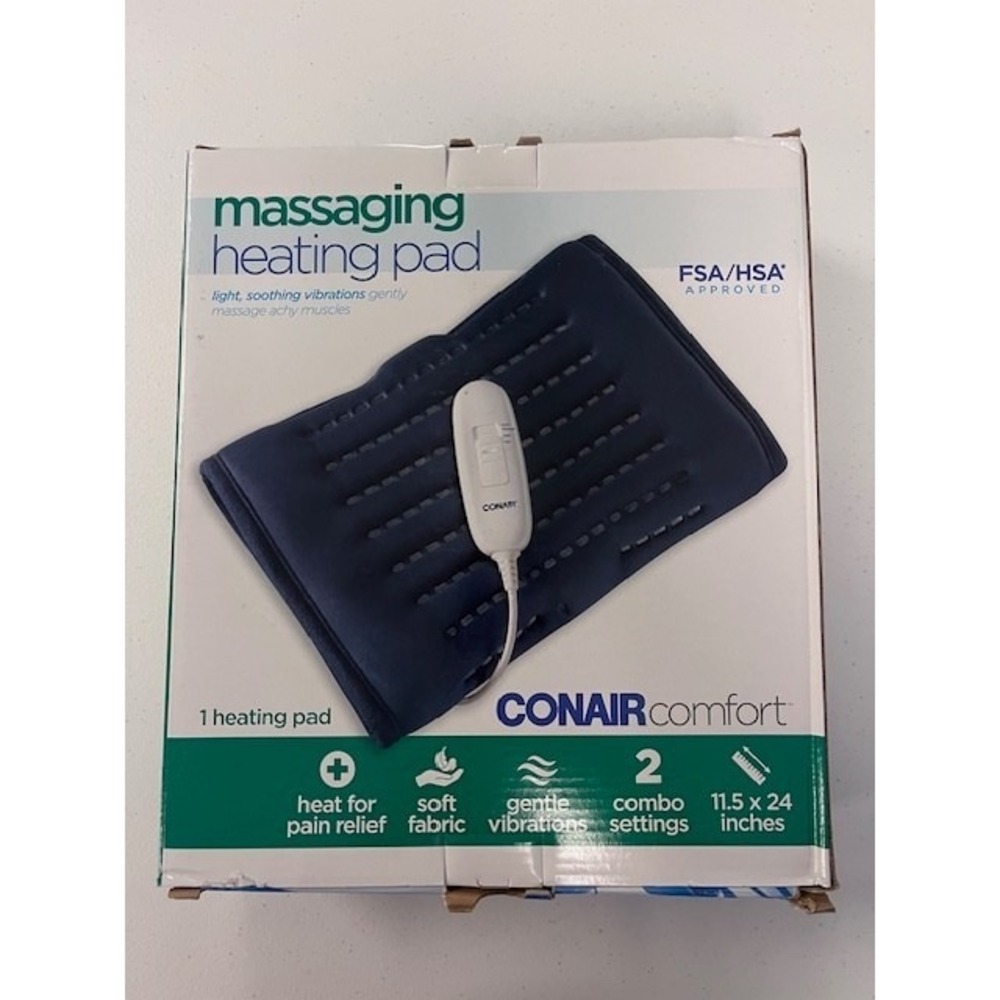 Conair Comfort Massaging Heating Pad- BRAND NEW